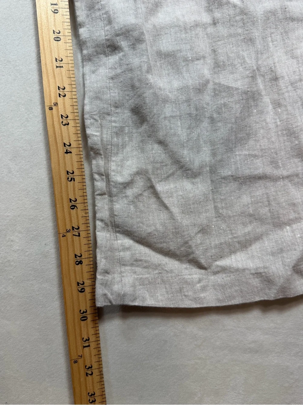 Reformation Size 4 100% Linen Light Beige Wide-Leg Flowy Chic Chinos